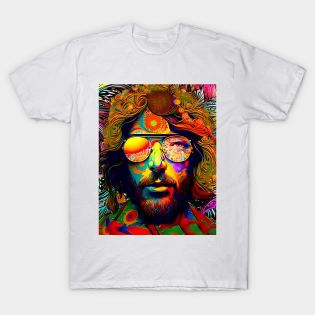 Hippie Dippie: Happy 420 Day, Stay Trippy Hippie T-Shirt by Puff Sumo